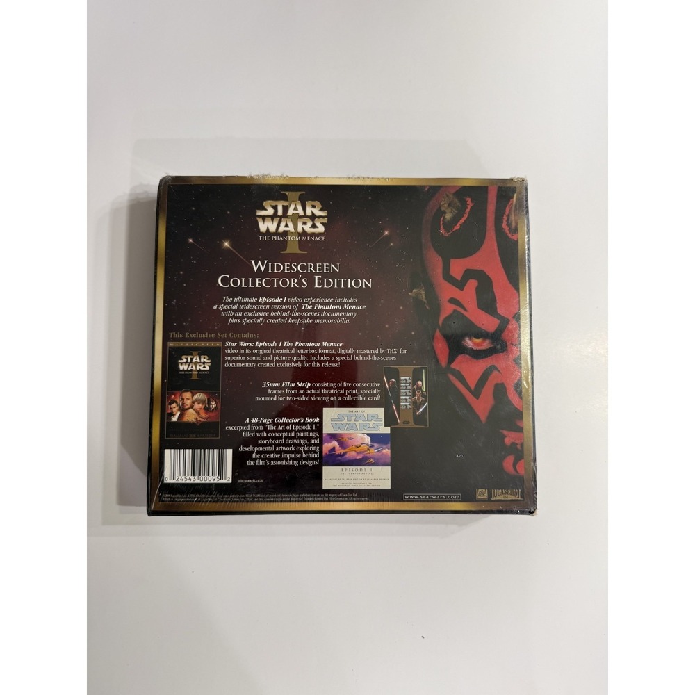 Star Wars Episode I Phantom Menace VHS Collector's Edition Widescreen Box Set - Picture 2 of 6
